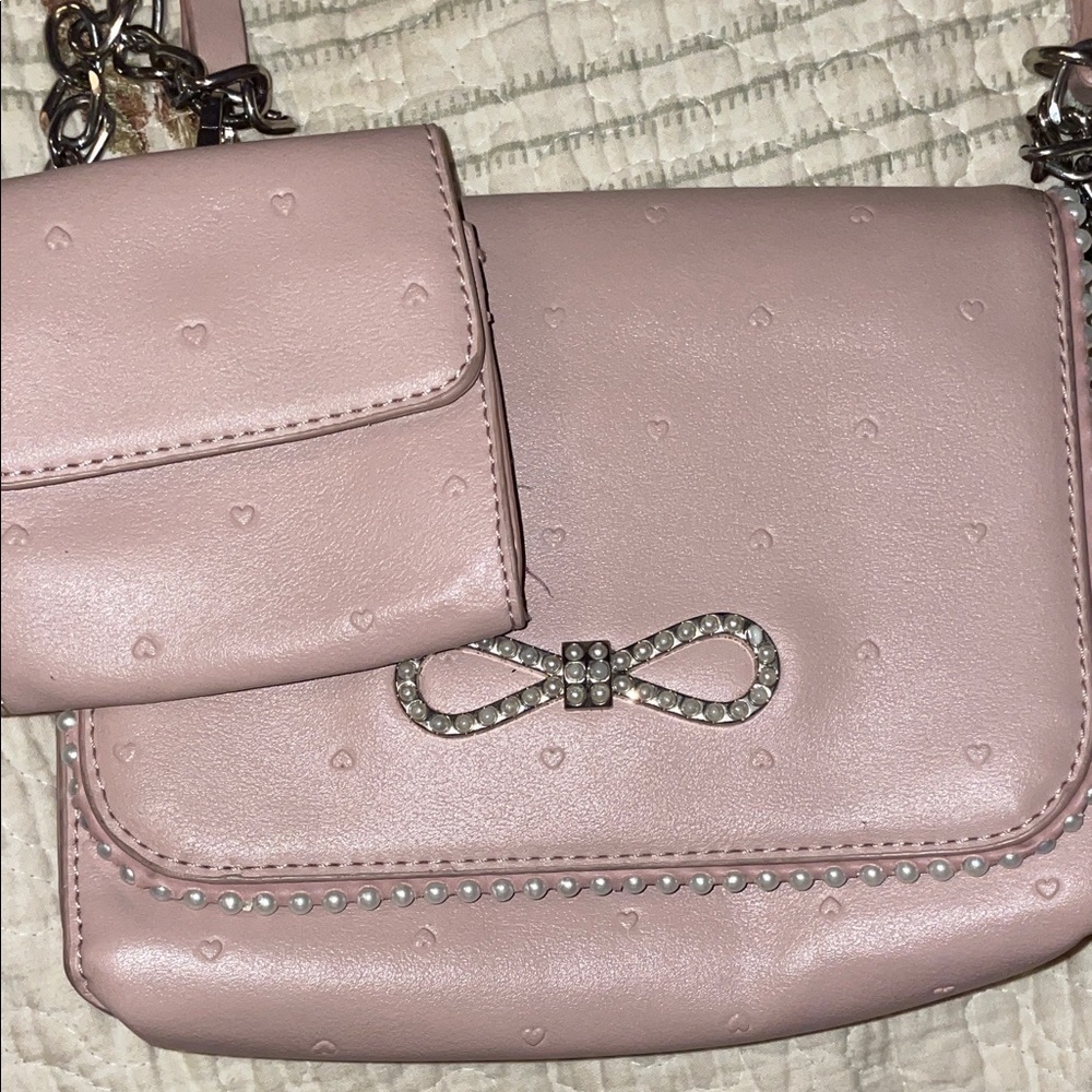 Elegant Pink Women's Bag Set